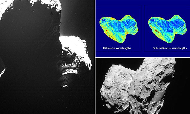 The dark side of the comet: Rosetta reveals 67P's icy south pole
