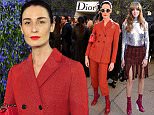 PARIS, FRANCE - OCTOBER 02:  Erin O'Connor attends  the Christian Dior show as part of the Paris Fashion Week Womenswear Spring/Summer 2016 on October 2, 2015 in Paris, France.  (Photo by David M. Benett/Dave Benett/Getty Images)
