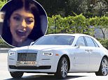 Kylie Jenner cruising through Malibu in her new $320,000 Rolls Royce Ghost, on Saturday, October 3, 2015 X17online.com