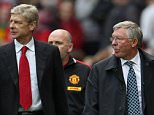 MAN UTD V ARSENAL -  Arsenal manager Arsene Wenger with Man Utd manager Sir Alex Ferguson at end of match.

. REXMAILPIX.