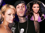 (EXCLUSIVE, Premium Rates Apply) Paris Hilton and Travis Barker (Photo by Chris Weeks/WireImage for Pure Managment Group)