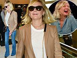 Kristen Dunst  making weird faces at LAX arriving for a flight alone. Kirsten Dunst didnÌt have to sweat off the pounds at the gym to prep for her latest role.
ÏI just sat in bed, watched ÎFriday Night Lights,Ì and, like, ate,Ó the ÏFargoÓ actress told Jimmy Kimmel about gaining weight for her part in Season 2 of the FX series. ÏI was in Calgary. It was cold, so I ordered in a lot of pizza and grilled cheese. I just had different cheeses and breads together.Ó October14, 2015 X17online.com