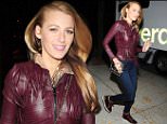 EXCLUSIVE FAO DAILY MAIL ONLINE GBP 40 PER PICTURE\n Mandatory Credit: Photo by Guillermo Landetta/Dbdpix.Co/REX Shutterstock (5254467a)\n Blake Lively leaving a magazine photoshoot\n Blake Lively out and about, New York, America - 14 Oct 2015\n \n