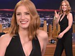 NEW YORK, NY - OCTOBER 15:  Jessica Chastain Visits "The Tonight Show Starring Jimmy Fallon" at Rockefeller Center on October 15, 2015 in New York City.  (Photo by Theo Wargo/NBC/Getty Images for "The Tonight Show Starring Jimmy Fallon")