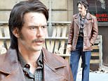 James Franco sports a bushy mustache, 80s leather jacket and some flares on the set of Deuce in New York. The TV movie, set during the height of the porn and prostitution boom in Manhattan, sees Franco as a player in the seedy world around Times Square during the period.\n\nPictured: James Franco\nRef: SPL1152719  161015  \nPicture by: Splash News\n\nSplash News and Pictures\nLos Angeles: 310-821-2666\nNew York: 212-619-2666\nLondon: 870-934-2666\nphotodesk@splashnews.com\n