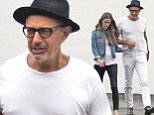 eURN: AD*184817624

Headline: Jeff Goldblum and wife Emilie Livingston out and about in West Hollywood.
Caption: Jeff Goldblum and wife Emilie Livingston out and about in West Hollywood.

Pictured: Jeff Goldblum,Emilie Livingston.
Ref: SPL1152005  161015  
Picture by: JLM / Splash News

Splash News and Pictures
Los Angeles: 310-821-2666
New York: 212-619-2666
London: 870-934-2666
photodesk@splashnews.com

Photographer: JLM / Splash News
Loaded on 17/10/2015 at 01:48
Copyright: Splash News
Provider: JLM / Splash News

Properties: RGB JPEG Image (13775K 1431K 9.6:1) 1959w x 2400h at 300 x 300 dpi

Routing: DM News : GroupFeeds (Comms), GeneralFeed (Miscellaneous)
DM Showbiz : SHOWBIZ (Miscellaneous)
DM Online : Online Previews (Miscellaneous), CMS Out (Miscellaneous)

Parking: