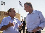 Mayor of New York Bill de Blasio (R) speaks with the Mayor of Tel Aviv Ron Huldai (L) at the Tel Aviv promenade, on October 17, 2015 in the Israeli Mediterranean coastal city of Tel Aviv. Mayor Bill de Blasio visits Israel for a three-day trip, on a familiar pilgrimage for New York City politicians. The Mayor also expected to visit Jerusalem, where he will speak about combating anti-Semitism to a gathering of mayors sponsored by the American Jewish Congress and other Jewish groups. AFP PHOTO / JACK GUEZJACK GUEZ/AFP/Getty Images