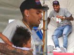 Chris Brown and his daughter, Royalty, attended the barthday party held for Tyga's son, King, at the Racer's Edge Indoor Karting.  Kylie Kardashain, Kanye West and Nori attended, along with Kourtney Kardashian and her children, Mason, Penelope and Reign.  Mason and Nori were spotted on the inflatable slide, wearing racing shades.  Friday, October 16, 2015 X17online.com