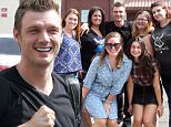 Hollywood, CA - Nick Carter and Sharna Burgess greet their fans as they arrive at the studio in Hollywood for Saturday Practice.\n \nAKM-GSI           October 17, 2015\nTo License These Photos, Please Contact :\n \n Steve Ginsburg\n (310) 505-8447\n (323) 423-9397\n steve@akmgsi.com\n sales@akmgsi.com\n \n or\n \n Maria Buda\n (917) 242-1505\n mbuda@akmgsi.com\n ginsburgspalyinc@gmail.com