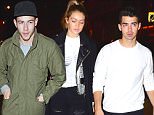 Joe Jonas and Gigi Hadid were spotted arriving to the Saturday Night Live after party to support their friend Demi Lovato. A dapper Nick Jonas was at the party, with no sign of his rumored fling, Kate Hudson. \n\nPictured: Gigi Hadid, Joe Jonas, Nick Jonas\nRef: SPL1154185  171015  \nPicture by: 247PAPS.TV / Splash News\n\nSplash News and Pictures\nLos Angeles: 310-821-2666\nNew York: 212-619-2666\nLondon: 870-934-2666\nphotodesk@splashnews.com\n
