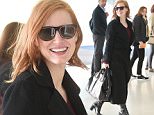 EXCLUSIVE: Jessica Chasten is all smiles carrying her Givenchy purse as she arrives at JFK airport in NYC.\n\nPictured: Jessica Chastain\nRef: SPL1154201  171015   EXCLUSIVE\nPicture by: Ron Asadorian / Splash News\n\nSplash News and Pictures\nLos Angeles: 310-821-2666\nNew York: 212-619-2666\nLondon: 870-934-2666\nphotodesk@splashnews.com\n