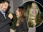 EXCLUSIVE: Sofia Vergara and her fiance Joe Manganiello carry a big wad of cash were seen leaving 'Mastro's' Steakhouse in Beverly Hills, CA. Sofia was wearing a Thick gold choker necklace, jeans and a sheer black top while Joe wore a sharp suit.\n\nPictured: Sofia Vergara, Joe Manganiello\nRef: SPL1153842  181015   EXCLUSIVE\nPicture by: SPW / Splash News\n\nSplash News and Pictures\nLos Angeles: 310-821-2666\nNew York: 212-619-2666\nLondon: 870-934-2666\nphotodesk@splashnews.com\n