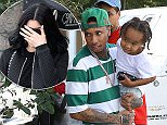 Picture Shows: Tyga, King Stevenson  October 18, 2015
 
 Rapper Tyga takes his son King and some friends out for dinner at the Yang Chow restaurant in Los Angeles, California. King turned 3 a couple of days ago and celebrated his birthday with the Kardashian family at Racer's Edge in Burbank. 
 
 Non Exclusive
 UK RIGHTS ONLY
 
 Pictures by : FameFlynet UK © 2015
 Tel : +44 (0)20 3551 5049
 Email : info@fameflynet.uk.com