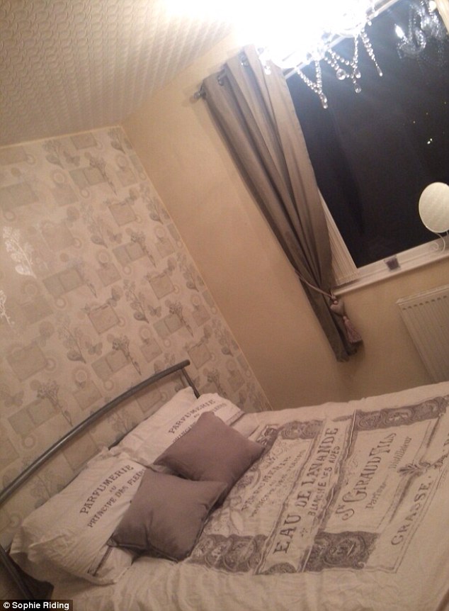 How the second bedroom looks now the couple have redecorated 