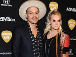 Pictured: Evan Ross and wife Ashlee Simpson
Mandatory Credit © Gilbert Flores/Broadimage
Guitar Hero Live Launch Party

10/19/15, Los Angeles, CA, United States of America

Broadimage Newswire
Los Angeles 1+  (310) 301-1027
New York      1+  (646) 827-9134
sales@broadimage.com
http://www.broadimage.com