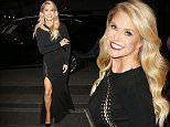 143949, EXCLUSIVE: Christie Brinkley wears an all black ensemble as she arrives at the Carlyle Hotel for dinner in New York City. New York, New York - Tuesday October 20, 2015. Photograph: © PacificCoastNews. Los Angeles Office: +1 310.822.0419 sales@pacificcoastnews.com FEE MUST BE AGREED PRIOR TO USAGE