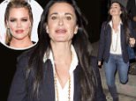 'Real Housewives of Beverly Hills' star, Kyle Richards seen wearing blue denim jeans, a suit jacket and carrying a Chanel designer handbag was seen leaving 'Craigs' Restaurant in West Hollywood,CA\n\nPictured: Kyle Richards\nRef: SPL1156966  201015  \nPicture by: SPW / Splash News\n\nSplash News and Pictures\nLos Angeles: 310-821-2666\nNew York: 212-619-2666\nLondon: 870-934-2666\nphotodesk@splashnews.com\n
