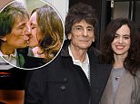 LONDON, ENGLAND - OCTOBER 21:  Ronnie Wood and wife Sally Humphreys attend the National Open Art Competition Private View at Royal College of Art on October 21, 2015 in London, England.  (Photo by Dave J Hogan/Getty Images)