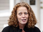 FILE- In this Oct. 31, 2014 file photo, nurse Kaci Hickox speaks to the media outside her home in Fort Kent, Maine. Hickox, who sharply criticized being quarantined at a New Jersey hospital in 2014 because she had contact with Ebola patients in West Africa, has filed a lawsuit against the state of New Jersey. The nurse who volunteered with Doctors Without Borders in Sierra Leone during the deadly Ebola outbreak, was stopped when she arrived at Newark Liberty International airport and questioned over several hours before being sent to stay in quarantine in a tent outside of a hospital in Newark, N.J. (AP Photo/Robert F. Bukaty, File)