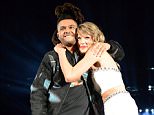 EAST RUTHERFORD, NJ - JULY 10:  Singer/songwriter Taylor Swift performs onstage with The Weeknd during The 1989 World Tour Live at MetLife Stadium on July 10, 2015 in East Rutherford, New Jersey.  (Photo by Kevin Mazur/LP5/WireImage)