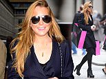 23 Oct 2015  - LONDON  - UK\n*** EXCLUSIVE ALL ROUND PICTURES ***\nAMERICAN ACTRESS LINDSAY LOHAN IS SPOTTED OUT AND ABOUT LOOKING FASHIONABLE AND HAPPY WHILE HITTING THE LONDON SHOPS.\nBYLINE MUST READ : XPOSUREPHOTOS.COM\n***UK CLIENTS - PICTURES CONTAINING CHILDREN PLEASE PIXELATE FACE PRIOR TO PUBLICATION ***\n**UK CLIENTS MUST CALL PRIOR TO TV OR ONLINE USAGE PLEASE TELEPHONE  442083442007