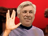 A mock-up image of how Ancelotti may look in the Star Trek film after reportedly making a cameo appearance