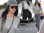 Picture Shows: Kendall Jenner  October 23, 2015\n \n Model Kendall Jenner spotted walking around Los Angeles, California in a casual grey outfit. She has been back in the city after spending a couple weeks in Paris for the fashion week. \n \n Non Exclusive\n UK RIGHTS ONLY\n \n Pictures by : FameFlynet UK © 2015\n Tel : +44 (0)20 3551 5049\n Email : info@fameflynet.uk.com