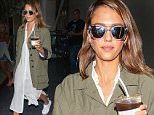 24 Oct 2015 - LOS ANGELES - USA  JESSICA ALBA AT LAX   BYLINE MUST READ : XPOSUREPHOTOS.COM  ***UK CLIENTS - PICTURES CONTAINING CHILDREN PLEASE PIXELATE FACE PRIOR TO PUBLICATION ***  **UK CLIENTS MUST CALL PRIOR TO TV OR ONLINE USAGE PLEASE TELEPHONE  44 208 344 2007 ***