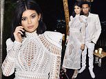 LOS ANGELES, CA - OCTOBER 23:  Kylie Jenner and Tyga attend Olivier Rousteing & Beats Celebrate In Los Angeles at Private Residence on October 23, 2015 in Los Angeles, California.  (Photo by Stefanie Keenan/Getty Images for Apple)