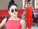 Pictured: Vanessa Hudgens\nMandatory Credit © Bella/Broadimage\n***EXCLUSIVE***\nVanessa Hudgens looked stunning in a red jumpsuit while out shipping some boxes and grocery shopping at Trader Joes\n\n\n10/26/15, Studio City, California, United States of America\n\nBroadimage Newswire\nLos Angeles 1+  (310) 301-1027\nNew York      1+  (646) 827-9134\nsales@broadimage.com\nhttp://www.broadimage.com\n