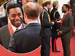 Actor Chiwetel Ejiofor is made a Commander of the Order of the British Empire (CBE) by the Duke of Cambridge at Buckingham Palace, London. PRESS ASSOCIATION Photo. Picture date: Tuesday October 27, 2015. Photo credit should read: Yui Mok/PA Wire