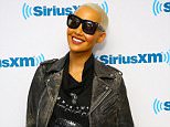 NEW YORK, NY - OCTOBER 26:  (EXCLUSIVE COVERAGE) Model Amber Rose visits the SiriusXM Studios on October 26, 2015 in New York City.  (Photo by Astrid Stawiarz/Getty Images)