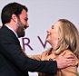 WASHINGTON, DC - JUNE 14:  Secretary of State Hillary Rodham Clinton hugs actor Ben Affleck after speaking at the USAID Child Survival: A Call To Action Forum at Georgetown University on June 14, 2012 in Washington, DC.  (Photo by Paul Morigi/Getty Images)
