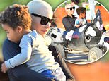EXCLUSIVE: Amber Rose takes her son Sebastian Taylor Thomaz on a cow train ride at Underwood Family Farms and Pumpkin Patch.Amber Rose took a selfie with her two year old son and  was also seen picking fresh produce in the farmer's market\n\nPictured: Amber Rose and Sebastian Taylor Thomaz\nRef: SPL1163627  281015   EXCLUSIVE\nPicture by: Fern / Splash News\n\nSplash News and Pictures\nLos Angeles: 310-821-2666\nNew York: 212-619-2666\nLondon: 870-934-2666\nphotodesk@splashnews.com\n