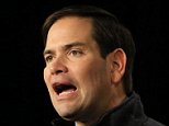 Republican presidential candidate, Sen. Marco Rubio, R-Fla., speaks at the Iowa GOP's Growth and Opportunity Party at the Iowa state fair grounds in Des Moines, Iowa, Saturday, Oct. 31, 2015. (AP Photo/Nati Harnik)