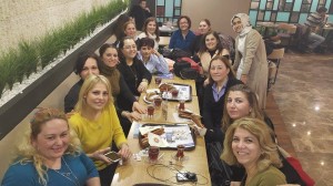 Mecidiyeköy de Filiz Çatalkaya Orhan,ın düzenlediği blok yazarı arkadaşarın Nursevin Cem Sönmez ile buluşmasına katıldık.