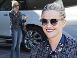 Santa Monica, CA - Reese Witherspoon arriving at a studio in Santa Monica. The actress keeps warm in a tweed jacket. Reese wore a navy blue blouse with embellishments on the collar. \nAKM-GSI        November 3, 2015\nTo License These Photos, Please Contact :\nSteve Ginsburg\n(310) 505-8447\n(323) 423-9397\nsteve@akmgsi.com\nsales@akmgsi.com\nor\nMaria Buda\n(917) 242-1505\nmbuda@akmgsi.com\nginsburgspalyinc@gmail.com