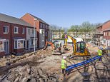 Construction of a new housing estate in Birmingham. (Photo by: Loop Images/UIG via Getty Images)