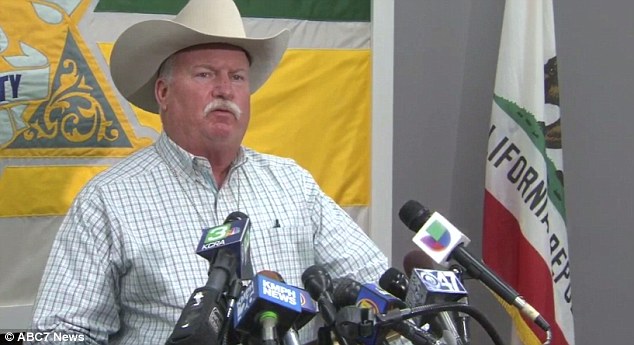 Sheriff Vern Warnke tolf a press conference on Wednesday: 'He had poor man's C4' - C4 being the dense, putty-like explosive used widely by the military and demolition teams
