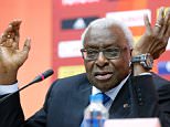 FILE - November 04, 2015: Former president of the IAAF Lamine Diack is being investigated for allegedly accepting payments to defer doping sanctions against Russian athletes. BEIJING, CHINA - AUGUST 30:  IAAF President Lamine Diack attends the IAAF and Local Organising Committee (LOC) press conference during day nine of the 15th IAAF World Athletics Championships Beijing 2015 at Beijing National Stadium on August 30, 2015 in Beijing, China.  (Photo by Lintao Zhang/Getty Images for IAAF)