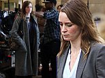 Actress Emily Blunt films 'The Girl on the Train' in Grand Central Station in New York City on November 7, 2015\n\nPictured: Emily Blunt\nRef: SPL1171754  071115  \nPicture by: Christopher Peterson/Splash News\n\nSplash News and Pictures\nLos Angeles: 310-821-2666\nNew York: 212-619-2666\nLondon: 870-934-2666\nphotodesk@splashnews.com\n