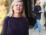 LOS ANGELES, CA - NOVEMBER 11: Kirsten Dunst is seen in Beverly Hills on November 11, 2015 in Los Angeles, California.  (Photo by Bauer-Griffin/GC Images)