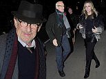 11 NOV 2015 - LONDON - UK\n*** EXCLUSIVE ALL ROUND PICTURES ***\nTom Hanks and Steven Spielberg spotted enjoying an evening out in Chelsea with their wives Rita Wilson and Kate Capshaw. The A-List group paid a visit to a screening of their latest film at the Curzon cinema and enjoyed a meal at The Ivy Garden!\nBYLINE MUST READ : XPOSUREPHOTOS.COM\n***UK CLIENTS - PICTURES CONTAINING CHILDREN PLEASE PIXELATE FACE PRIOR TO PUBLICATION ***\nGERMAN CLIENTS PLEASE CALL TO AGREE FEE PRIOR TO PUBLICATION **UK CLIENTS MUST CALL PRIOR TO TV OR ONLINE USAGE PLEASE TELEPHONE  +44 208 344 2007**