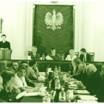 Obrady RM w drugiej kadencji 1994-1998 fot.: z arch. Jerzego Leśnniaka