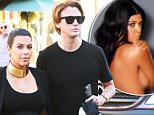 Picture Shows: Kim Kardashian, Jonathan Cheban  November 09, 2015\n \n Pregnant reality star Kim Kardashian heads to La Scala with her friend Jonathan Cheban in Los Angeles, California. Kim is currently expecting her second child with husband Kanye West, and her maternity fashion has hit the headlines recently by wearing a revealing lacy dress to the LACMA Film + Art Gala. Today, Kim was seen dressed more conservatively in an ankle length black dress and gold choker necklace.\n \n Non-Exclusive\n UK RIGHTS ONLY\n \n Pictures by : FameFlynet UK © 2015\n Tel : +44 (0)20 3551 5049\n Email : info@fameflynet.uk.com