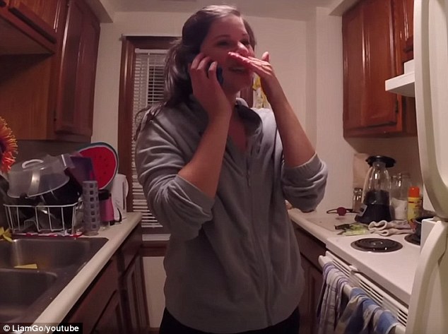 Sharing the news: Melissa immediately calls her family to tell them she is engaged
