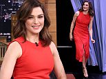 THE TONIGHT SHOW STARRING JIMMY FALLON -- Episode 0371 -- Pictured: Actress Rachel Weisz arrives on November 19, 2015 -- (Photo by: Douglas Gorenstein/NBC/NBCU Photo Bank via Getty Images)
