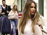 Picture Shows: Sofia Vergara  November 19, 2015\n \n Couple Sofia Vergara and Joe Manganiello are seen arriving on a flight in Miami, Florida. The pair, who got engaged on Christmas Day 2014, have arrived for their wedding on Sunday in Palm Beach.\n \n Exclusive All Rounder\n UK RIGHTS ONLY\n \n Pictures by : FameFlynet UK © 2015\n Tel : +44 (0)20 3551 5049\n Email : info@fameflynet.uk.com