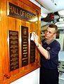 US Navy 020418-N-1110A-505 Hall of Heroes aboard USS Cole.jpg