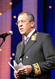 RIAN archive 123113 S.Lavrov congratulates workers in the diplomatic service.jpg